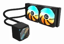 Sistema De Enfriamiento Liquido Gigabyte Gaming 240, 2x 120mm, Hasta 2200rpm, Argb, Negro